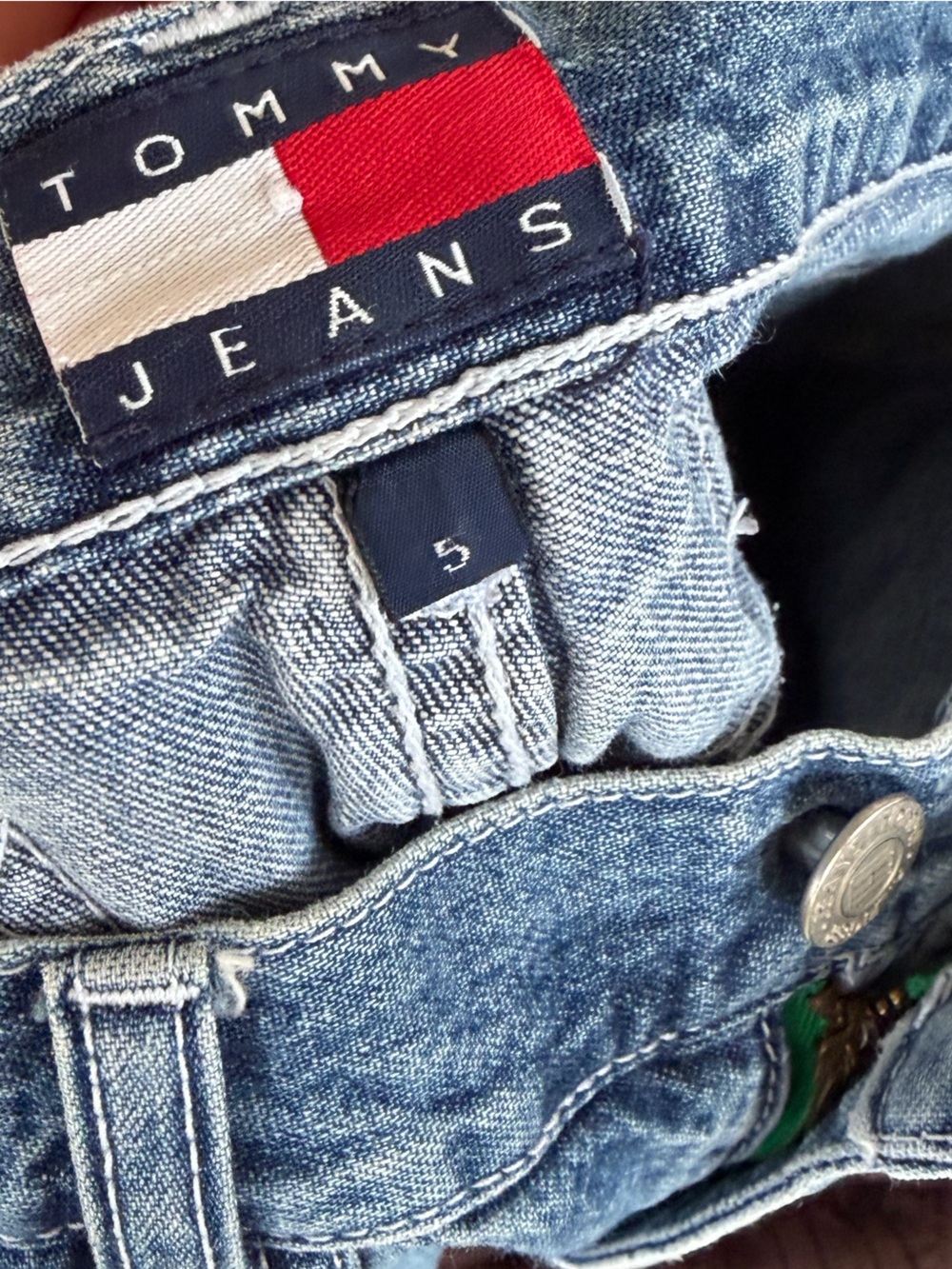 Vintage 90s Tommy Hilfiger jeans denim cargo shorts high rise - Picture 6 of 6